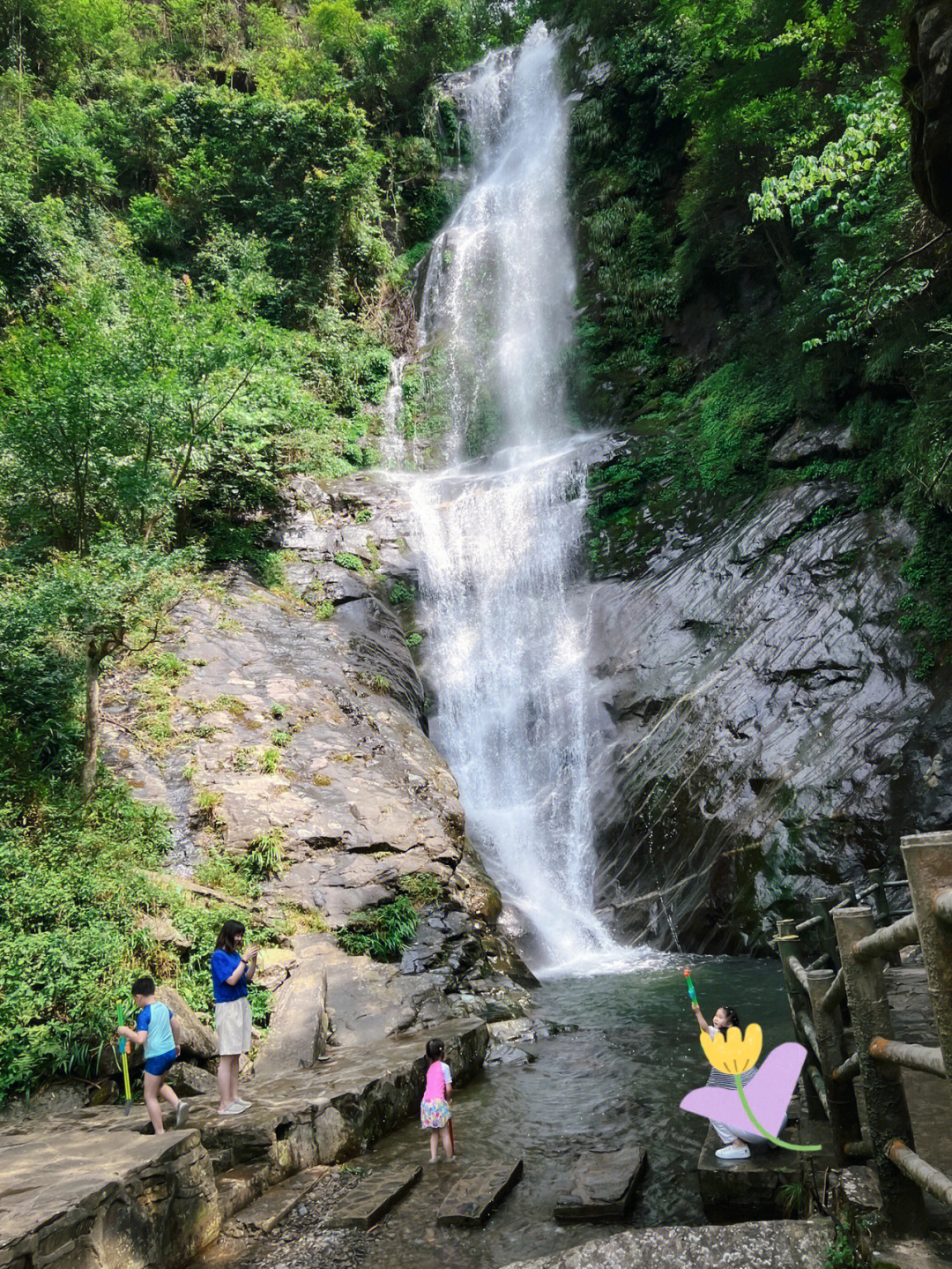 长沙周边|周洛大峡谷避暑遛娃玩水