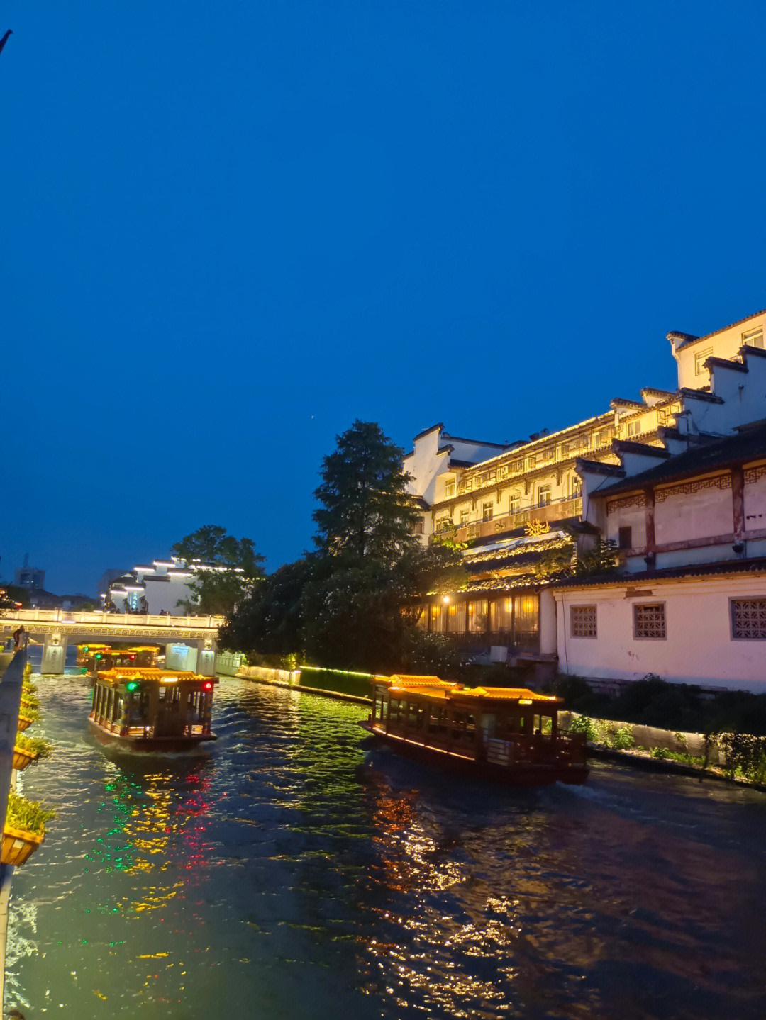 美丽的秦淮河夜景