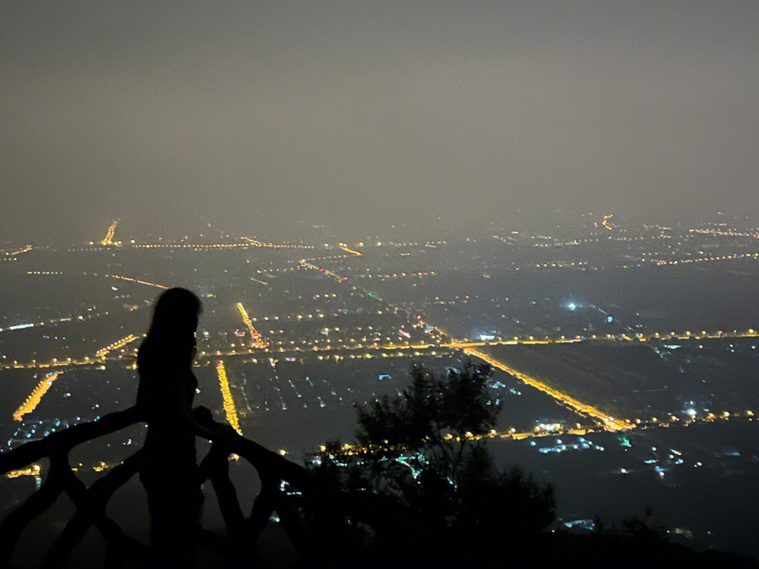 西山公园夜景图片