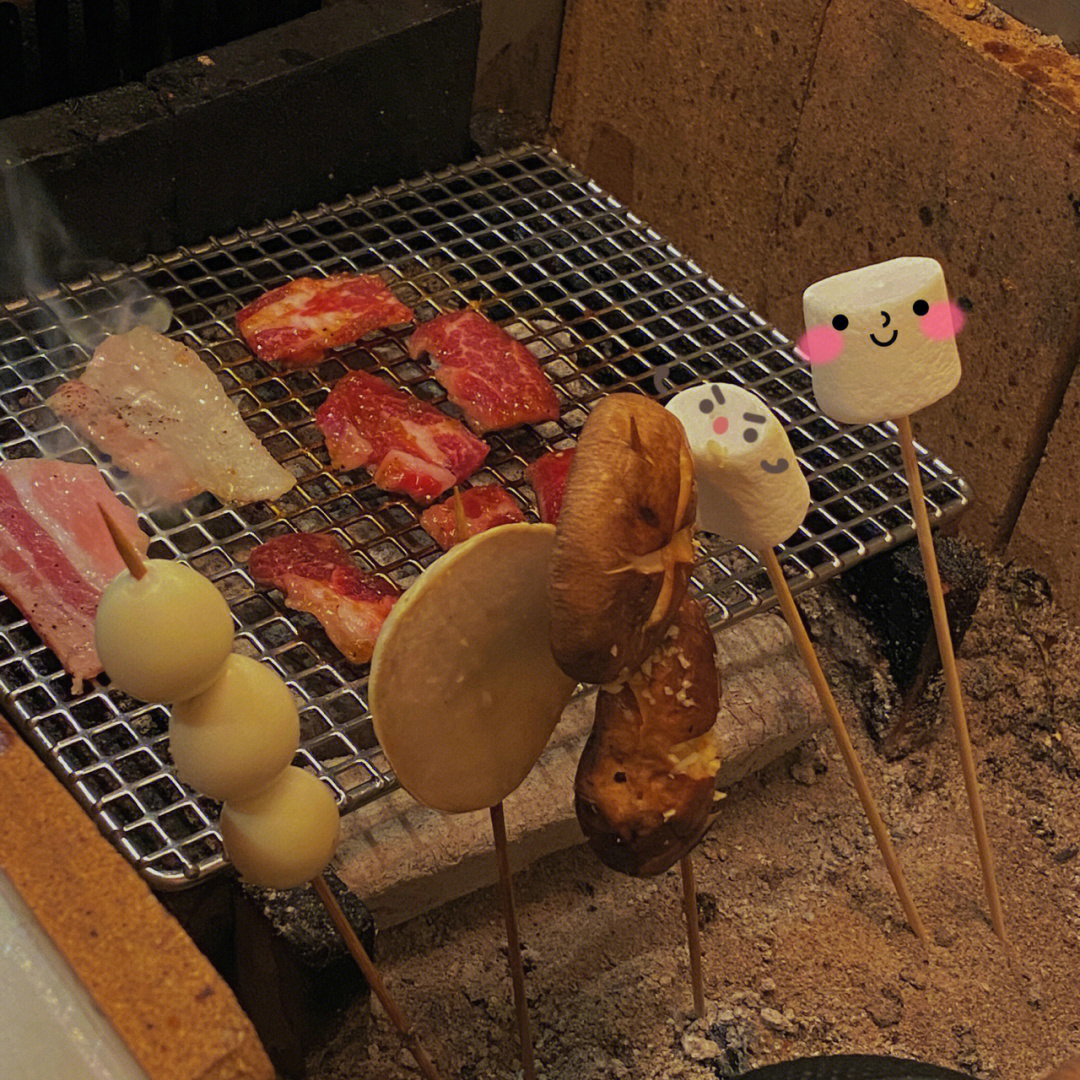 广州首家日式烧烤太温馨啦06之前蛋黄派自己整日式烤肉就觉得很好玩