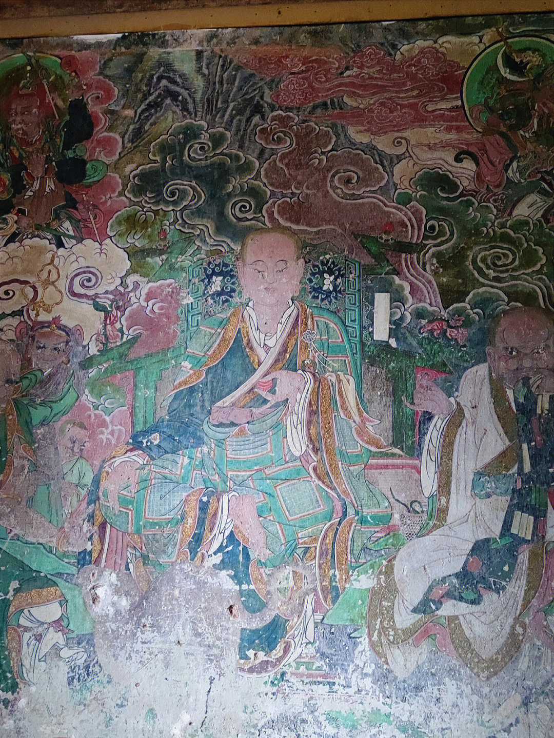 流光溢彩的明代壁画蓬溪宝梵寺