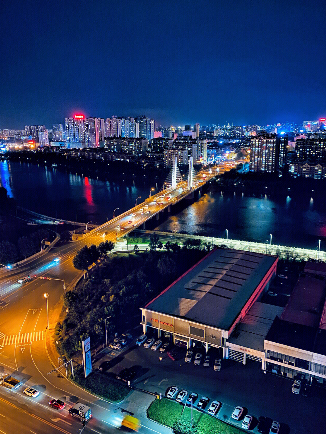 锦州夜景图片滨河路图片