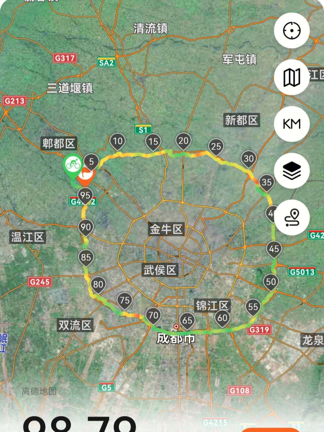 锦江绿道具体路线图图片