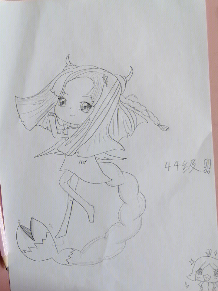 天蝎座动漫少女 手绘图片