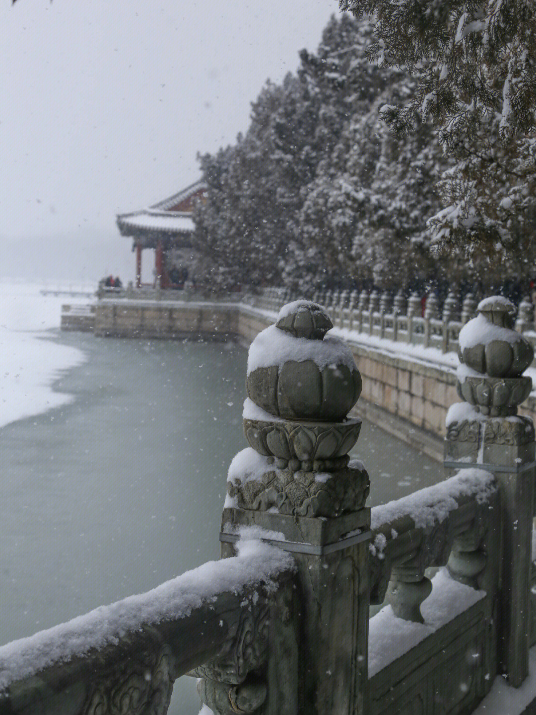 颐和园雪景