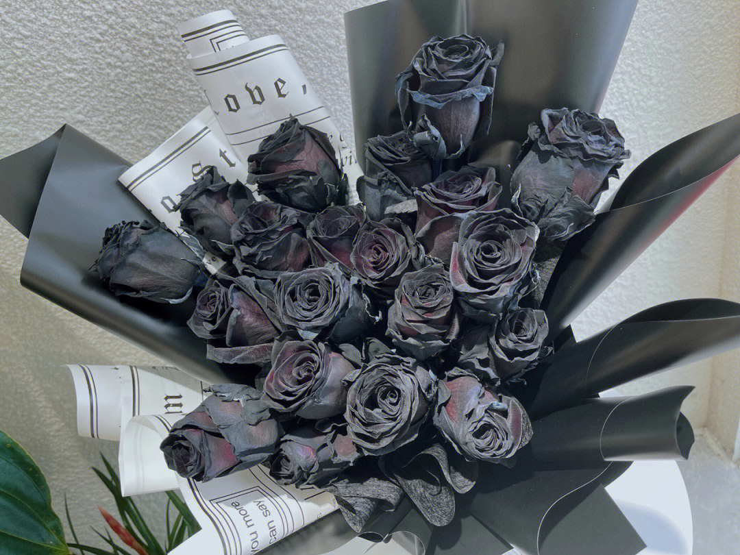厄瓜多尔黑玫瑰花束