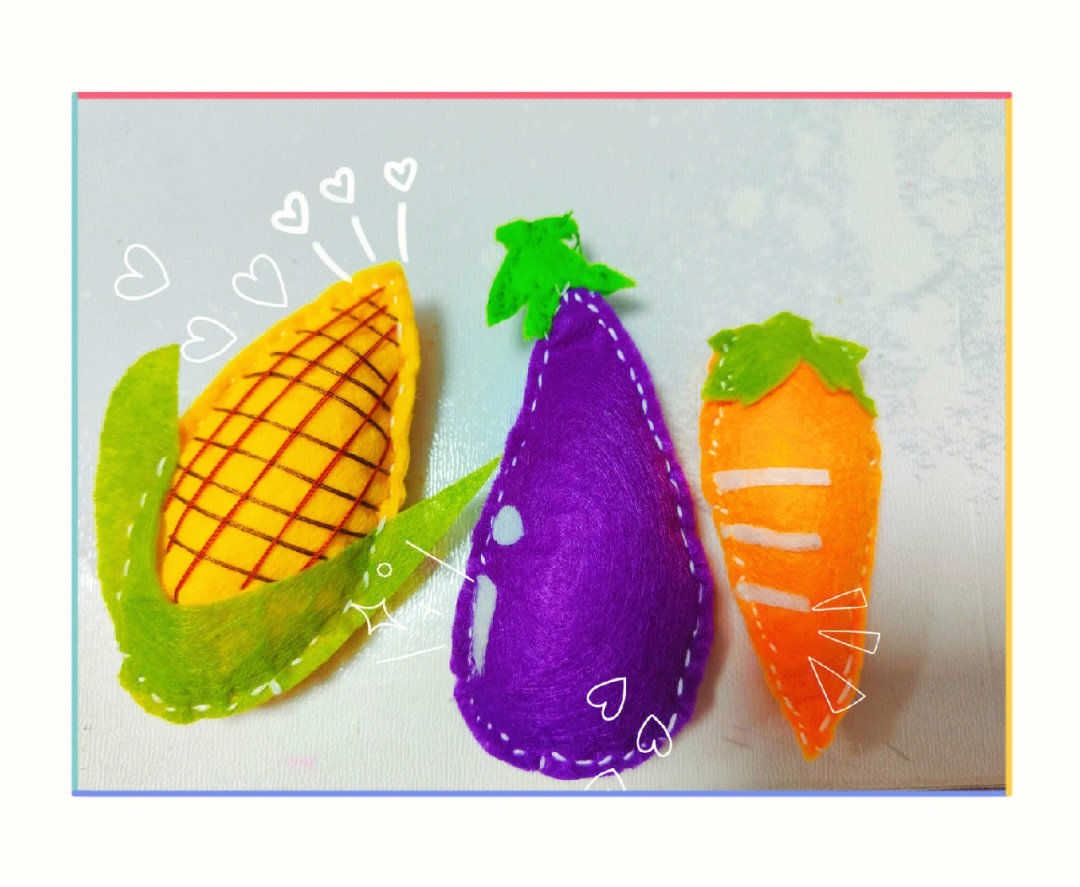 手工缝制布艺蔬菜教程图片
