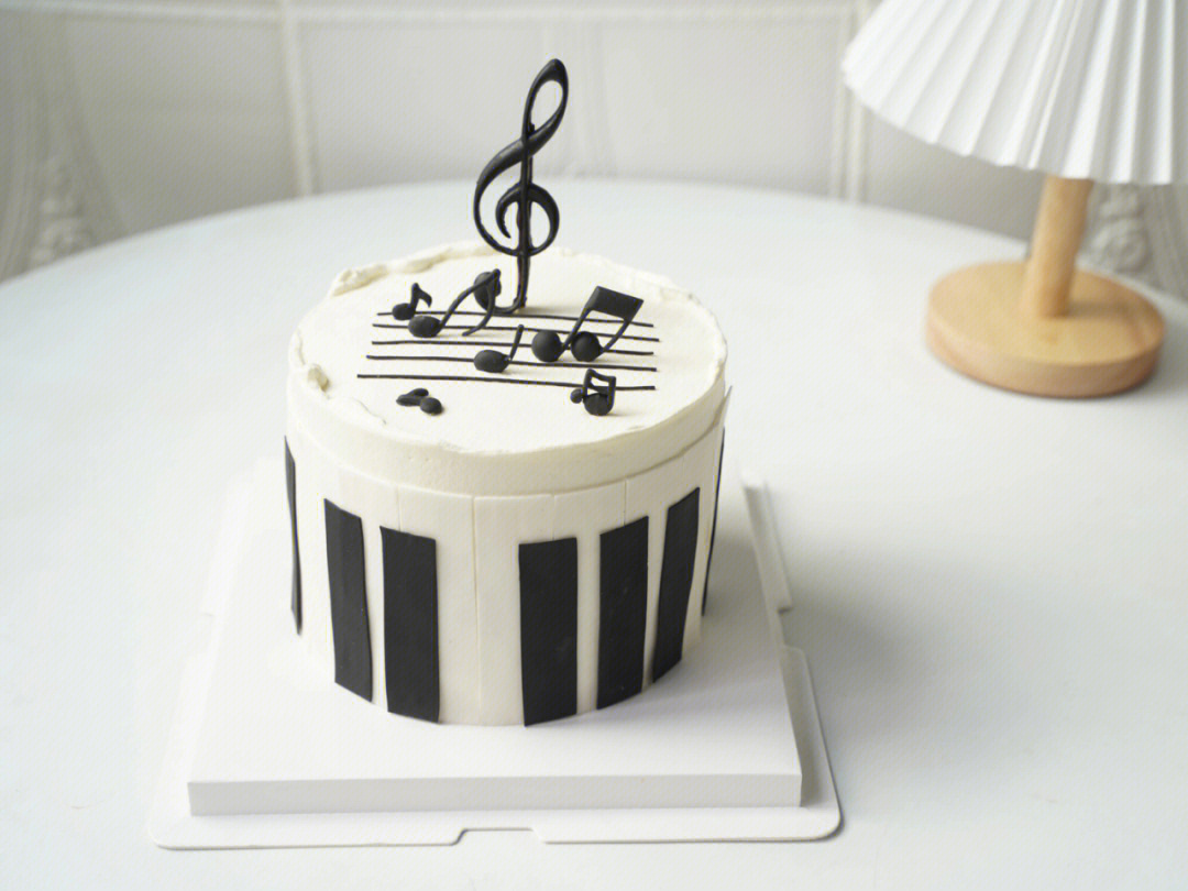 钢琴主题蛋糕男孩女孩蛋糕