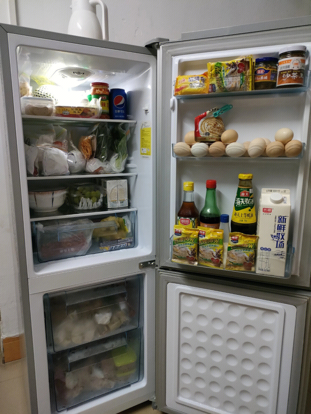 打工人真实的冰箱收纳