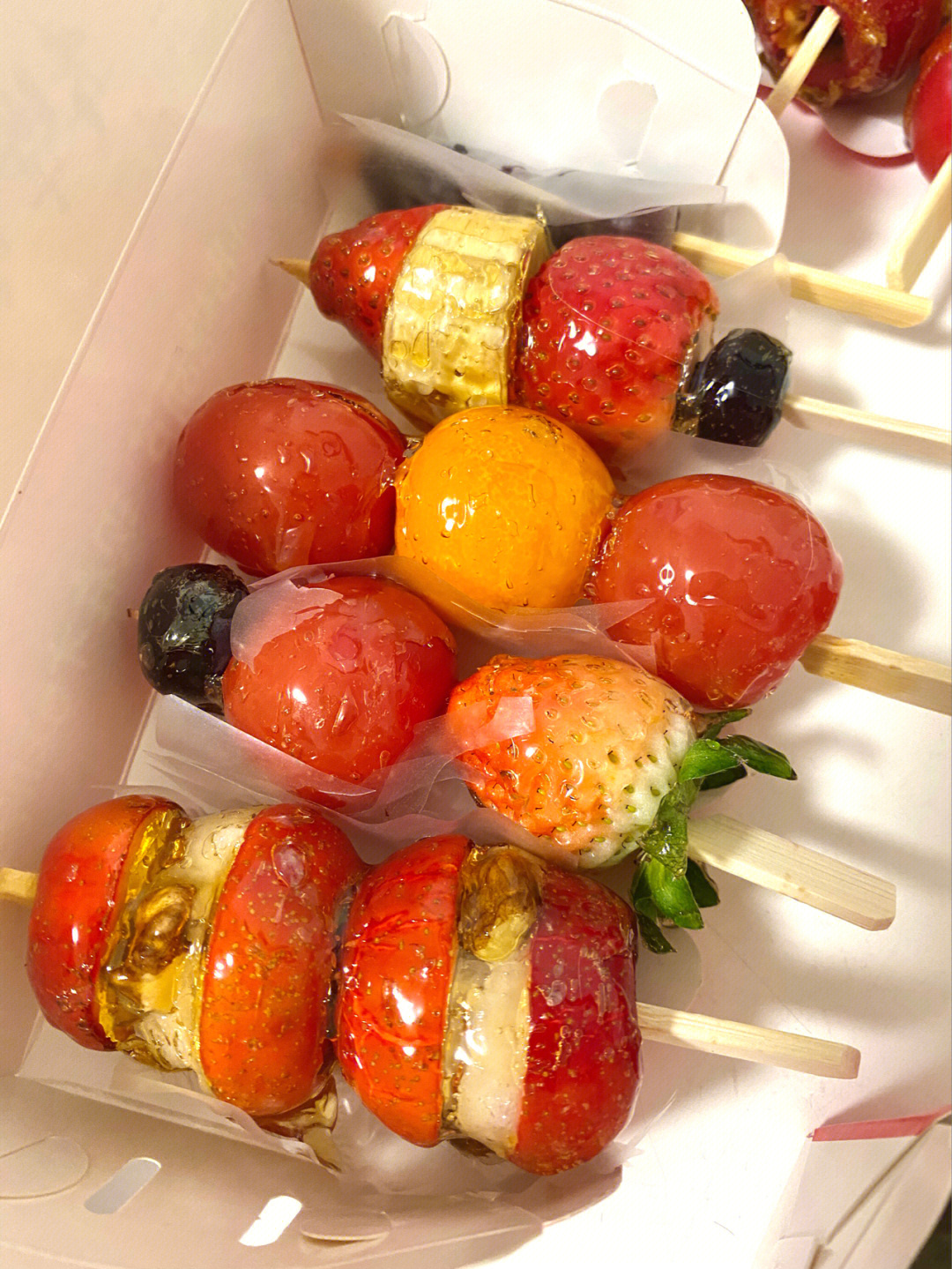 自制水果冰糖葫芦图片