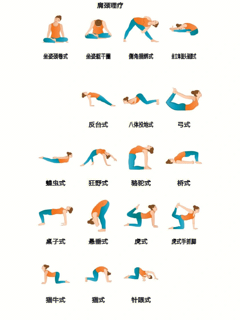 瑜伽肩背锻炼方法图解图片