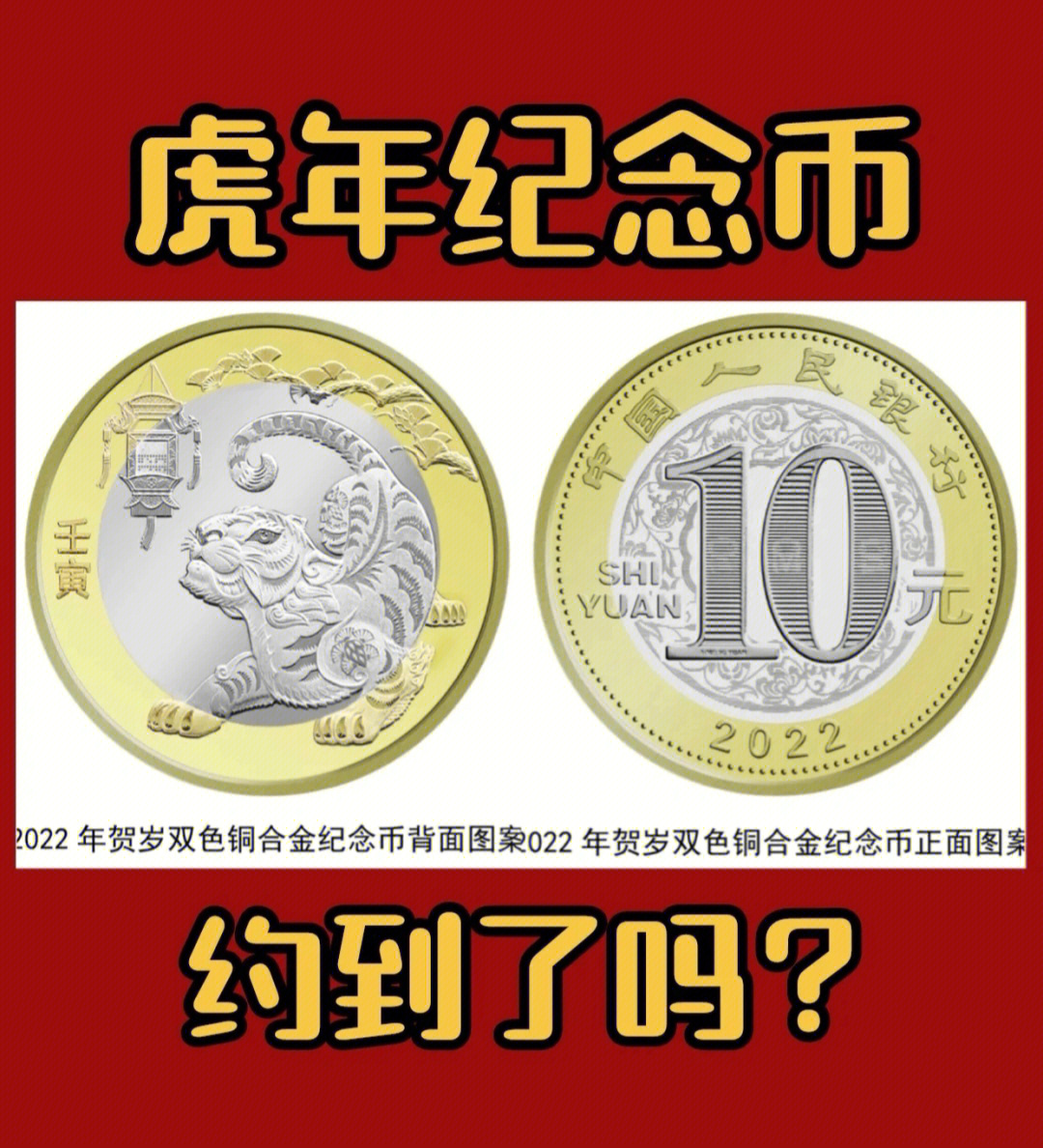 虎年纪念币图片及价格图片