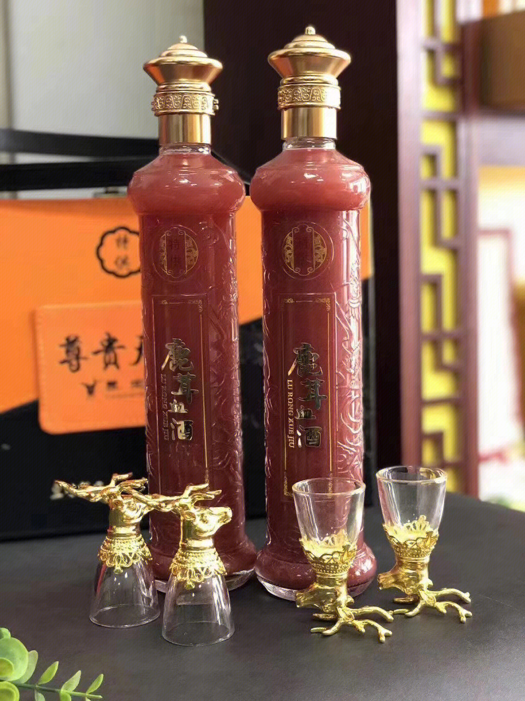 麋鹿牌鹿血酒35度图片