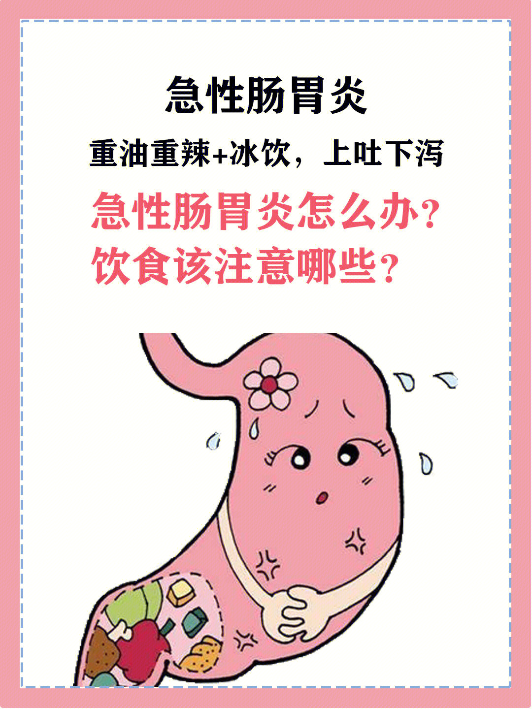 急性肠胃炎的症状图片