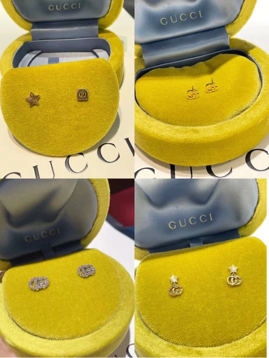 gucci耳钉真假鉴别图片