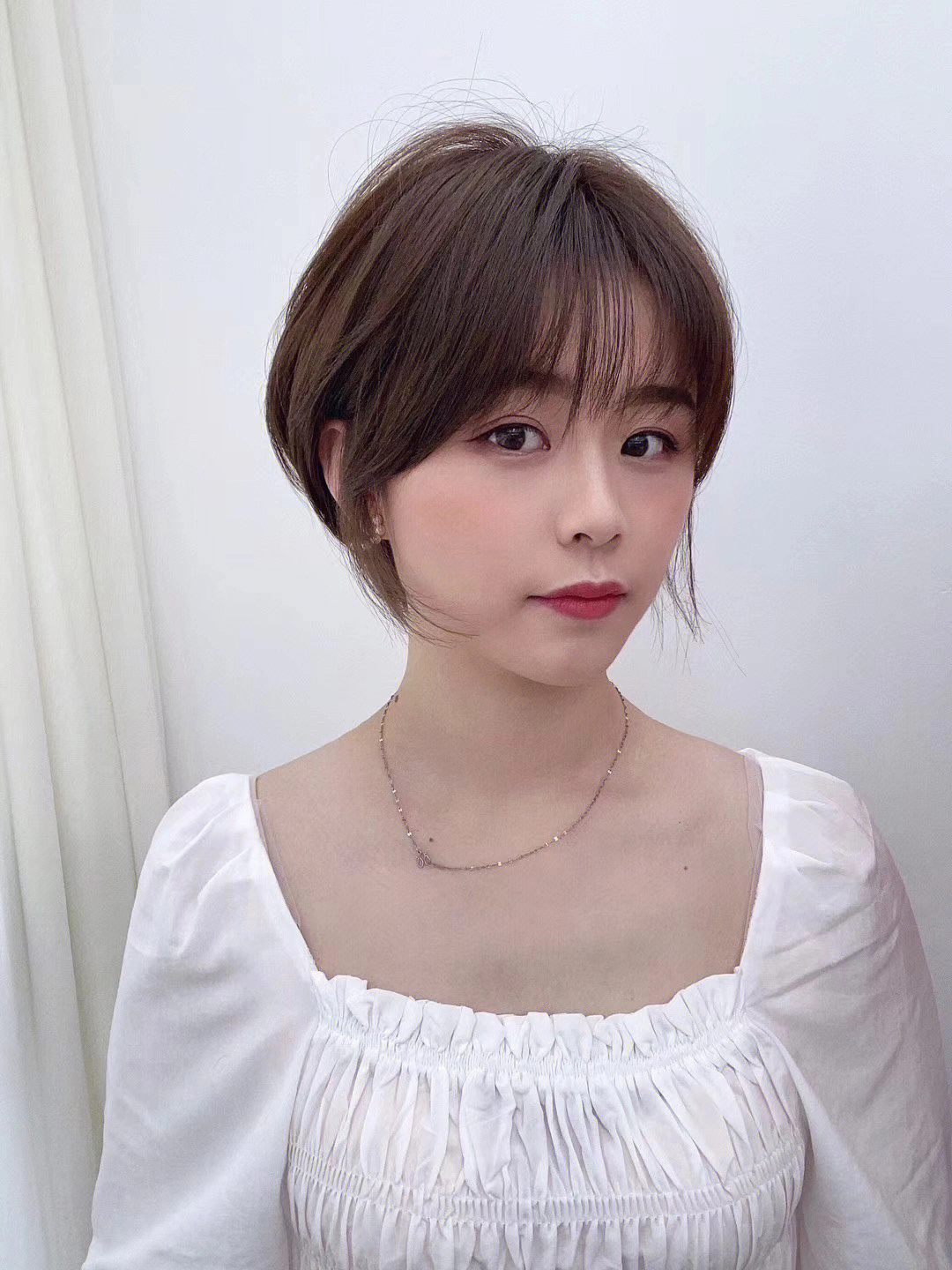 韩国美女发型短发图片