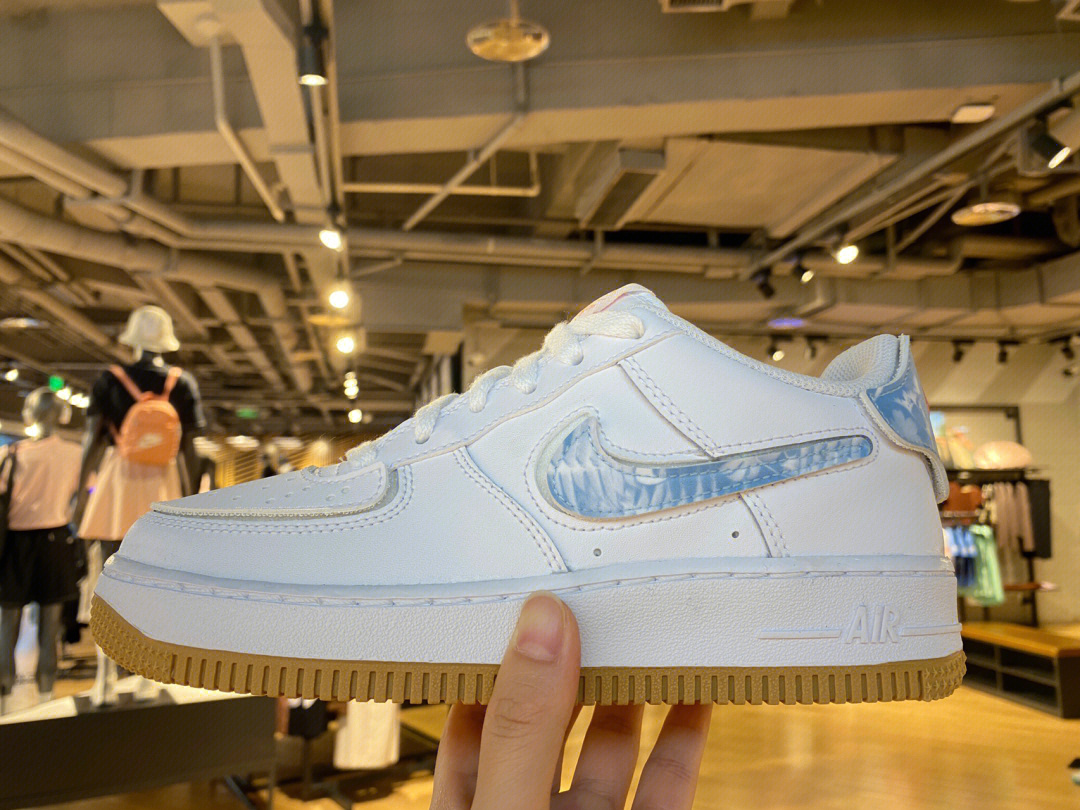 nike af-1 空军一号(gs)魔术贴!超夏天!