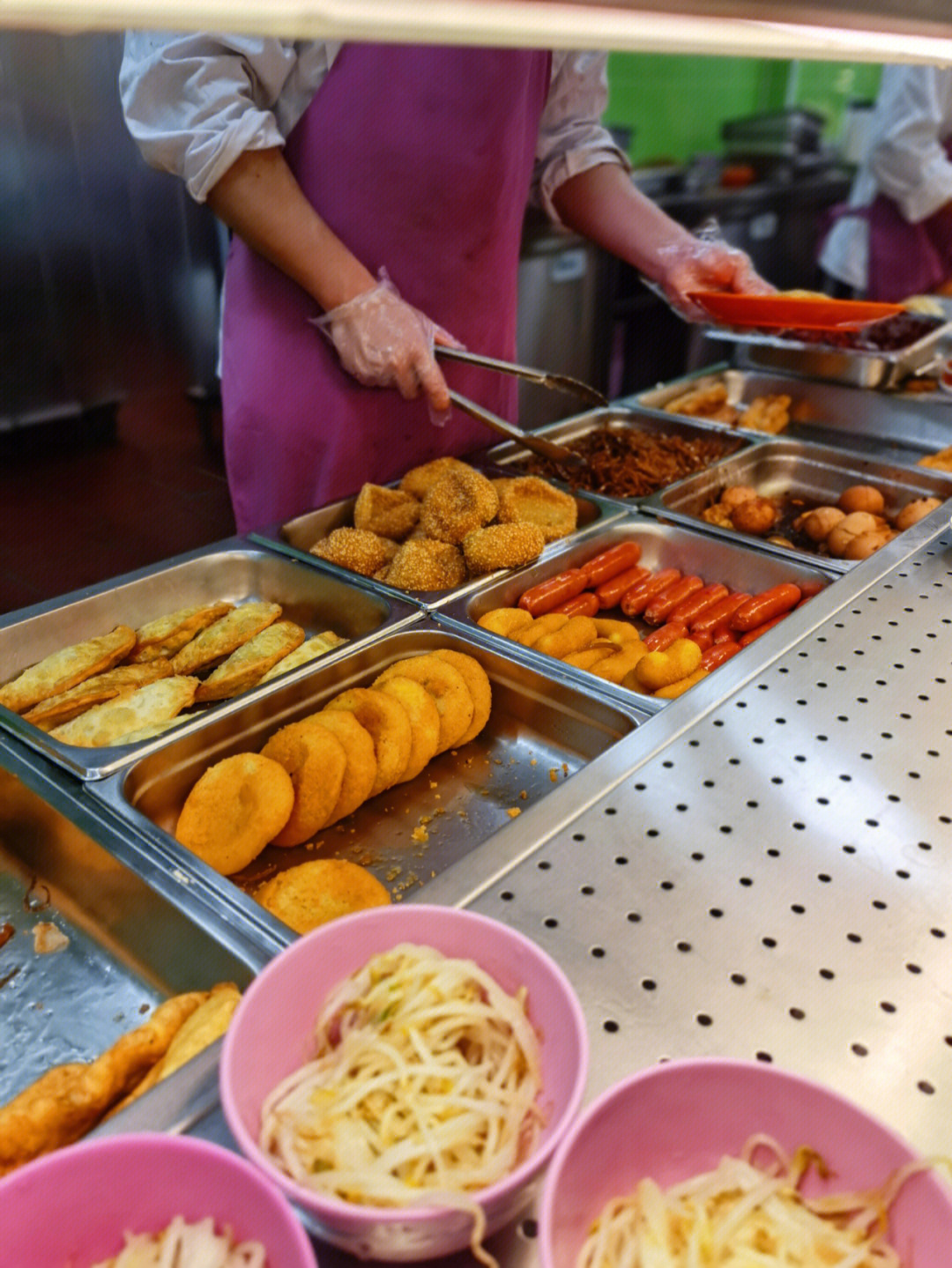 清华大学食堂菜价图片