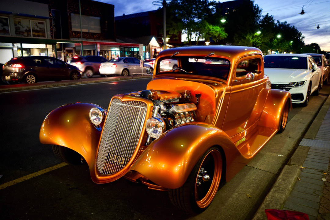 澳洲老爷车街拍福特coupe1934