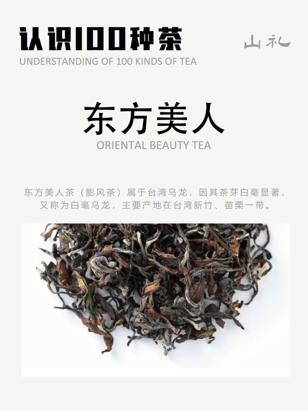 认识100种茶东方美人茶