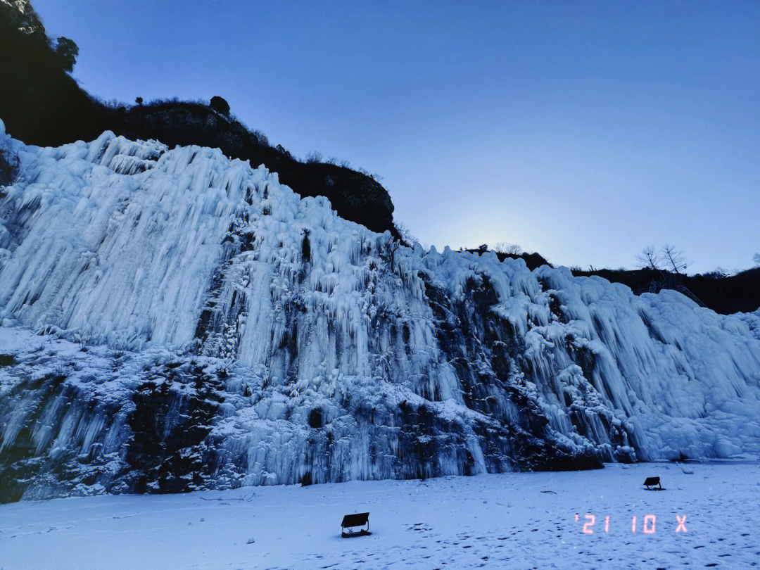 云台山冰瀑在哪个景点图片