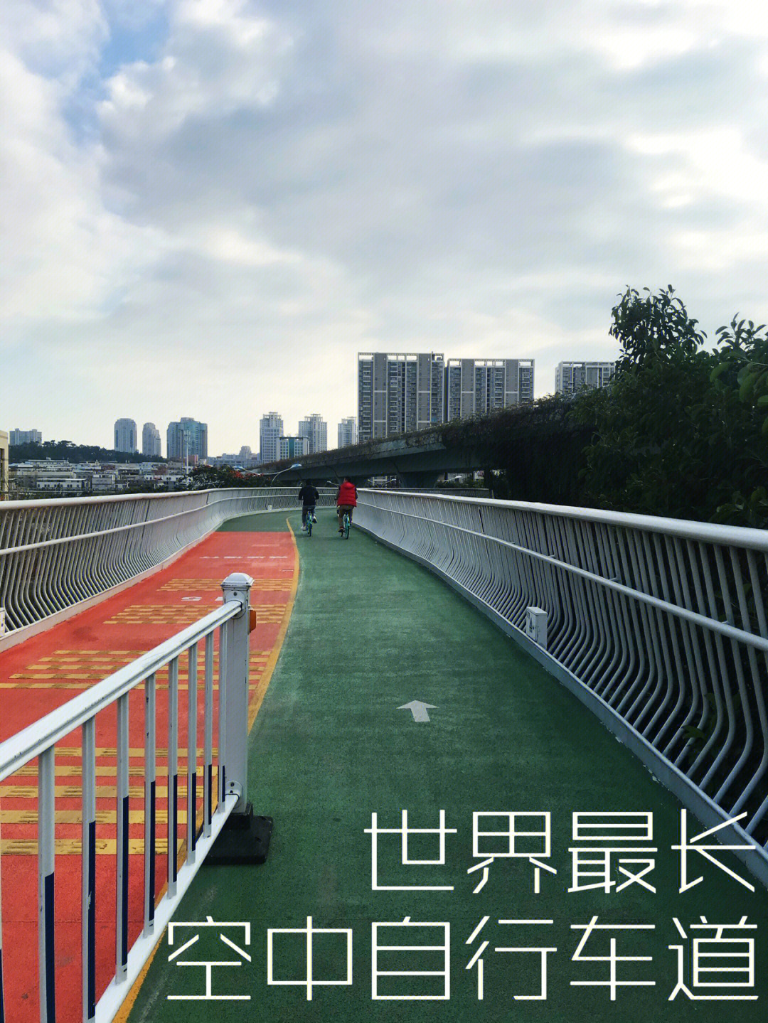 厦门空中自行车道路线图片