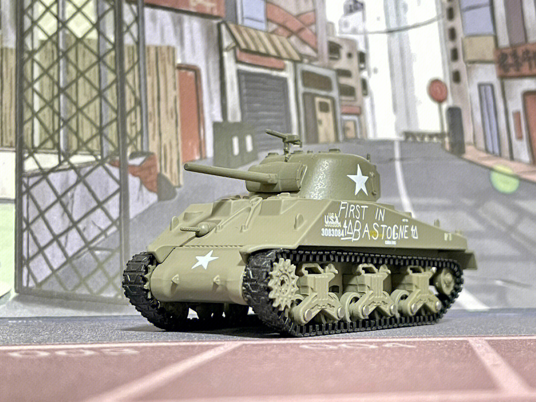 绿光1941年谢尔曼m4坦克美军配色