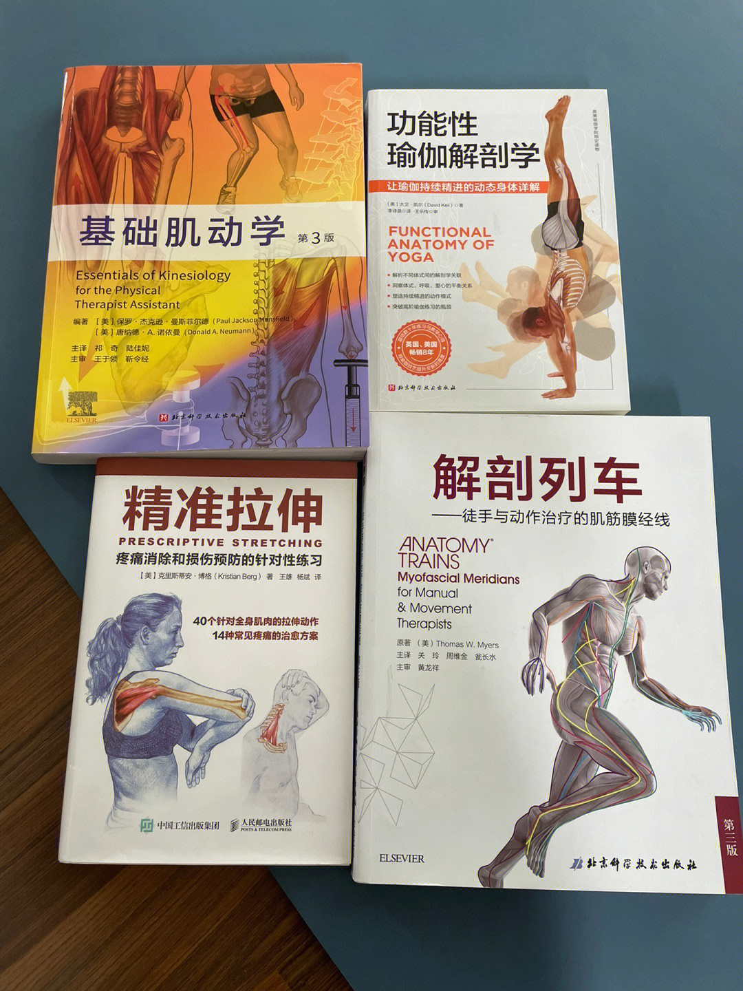 解剖列车:应该是这四本中最难的,一本研究肌筋膜的书,把肌肉比作珍珠