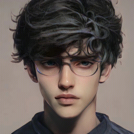 哈利 戴眼镜,绿眼睛,头发又多又乱,瘦瘦的,总是很生气不开心012