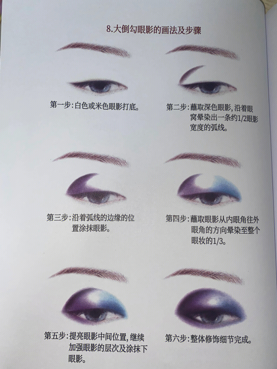 化妆师笔记第八章眼影技法2接上篇