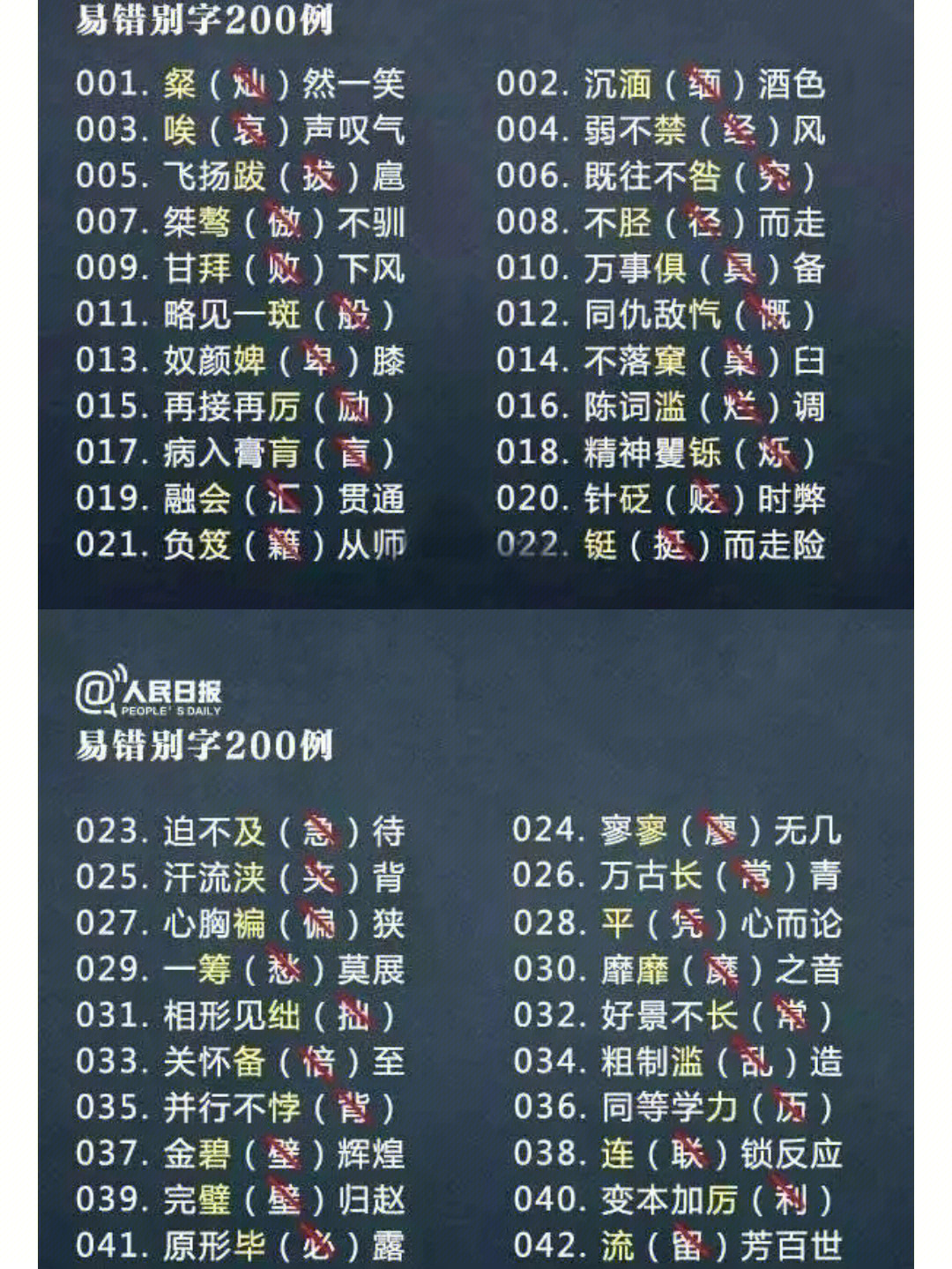 错别字问题提出图片