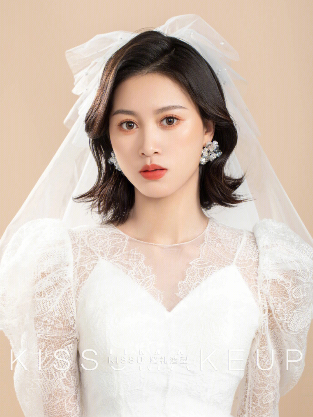韩式新娘短发气质外翻