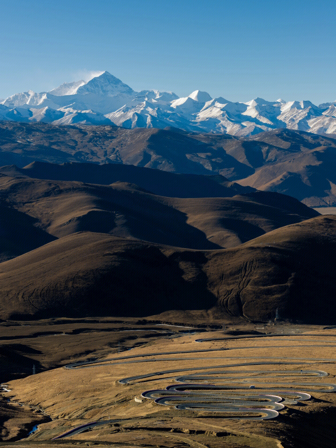 西藏从加乌拉山口到珠峰大本营
