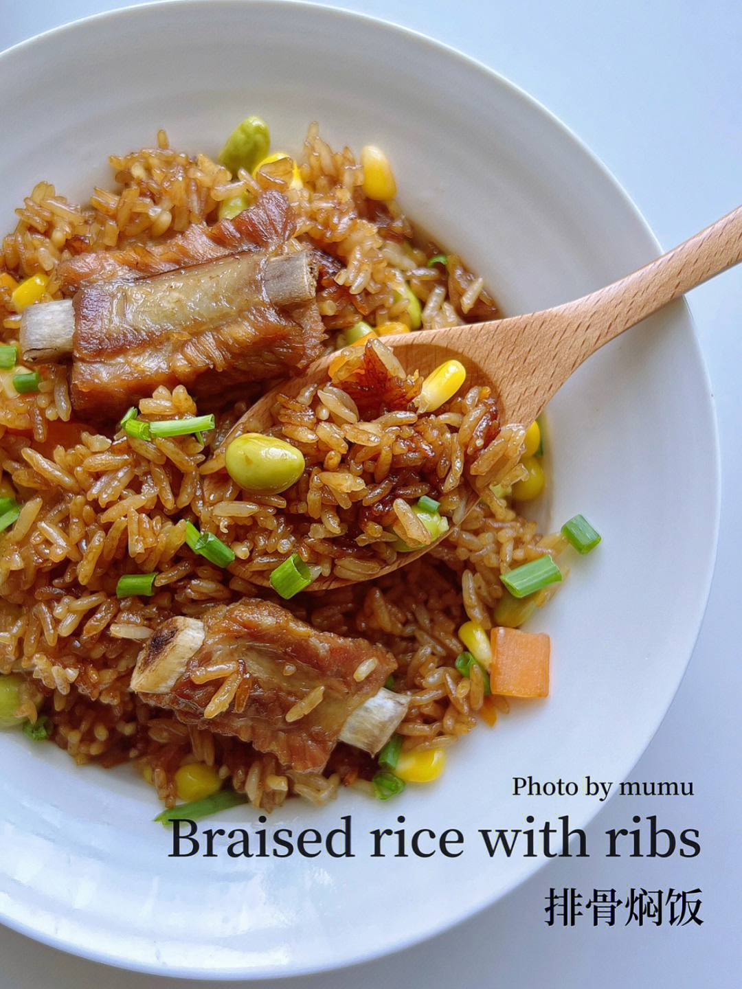 ribs rice图片