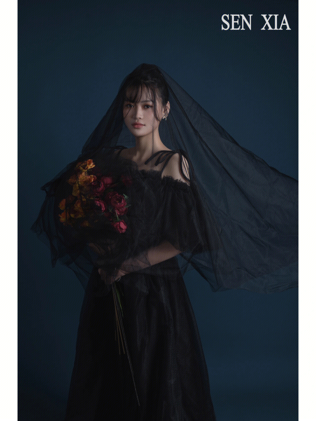 茂名约拍写真分享黑色婚纱