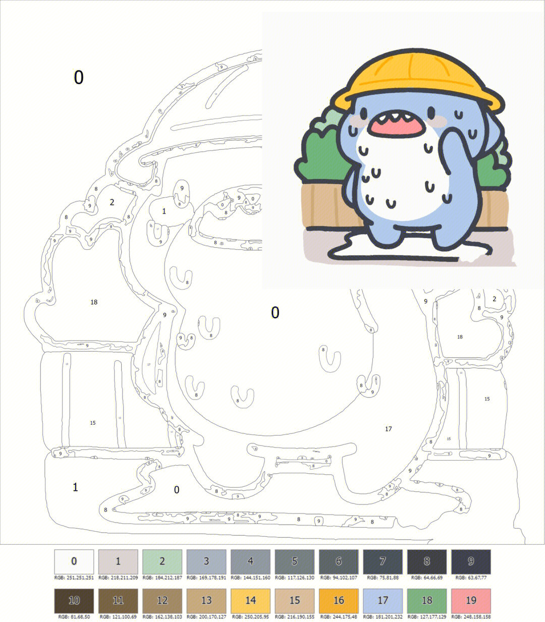 数字油画电子版图纸图片