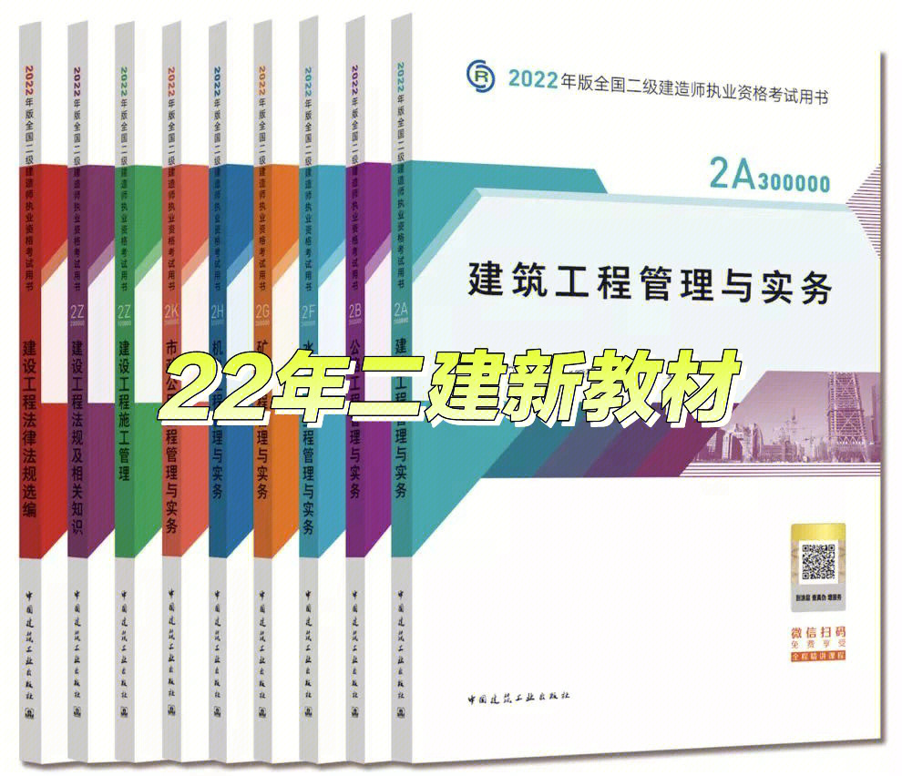 2022年二建新教材出来啦附指导方法