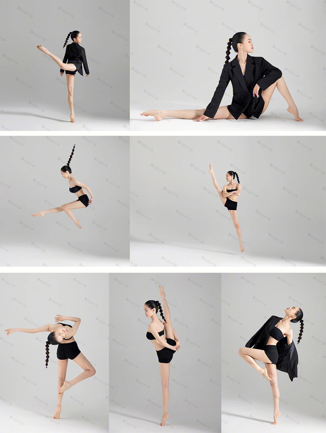 现代舞造型单人图片