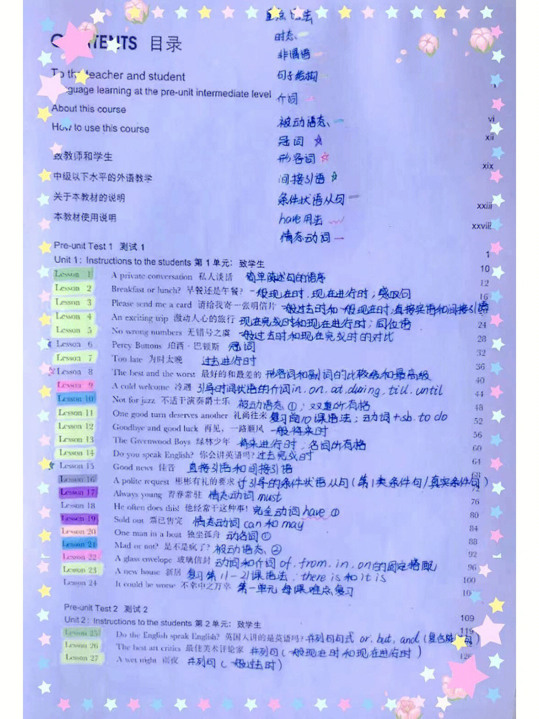 新概念英语第二册目录图片