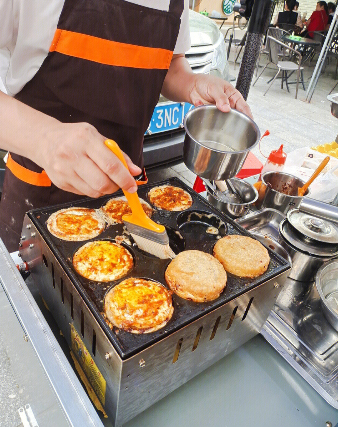 桂平美食之鸡蛋汉堡