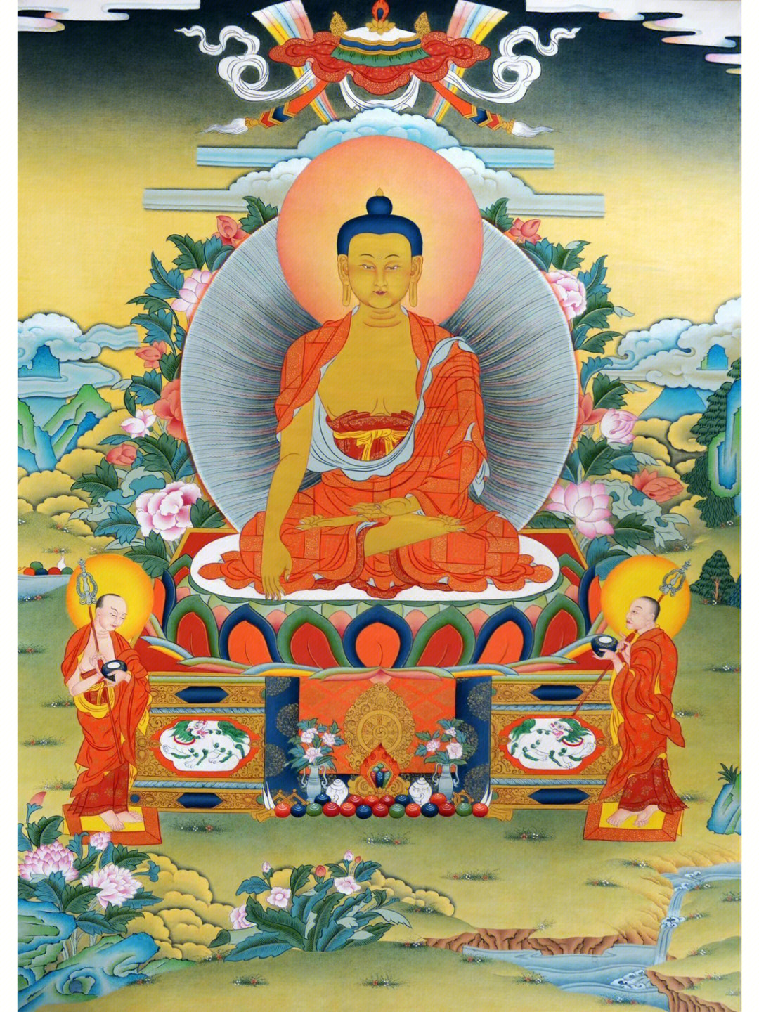 佛教十六尊者图片图片