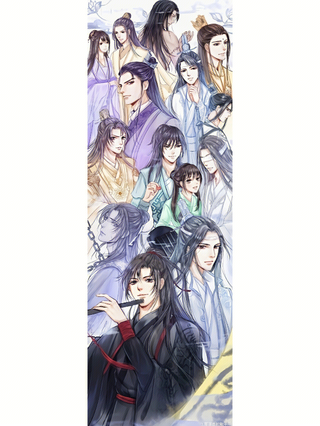 魔道祖师全家福镇楼图片