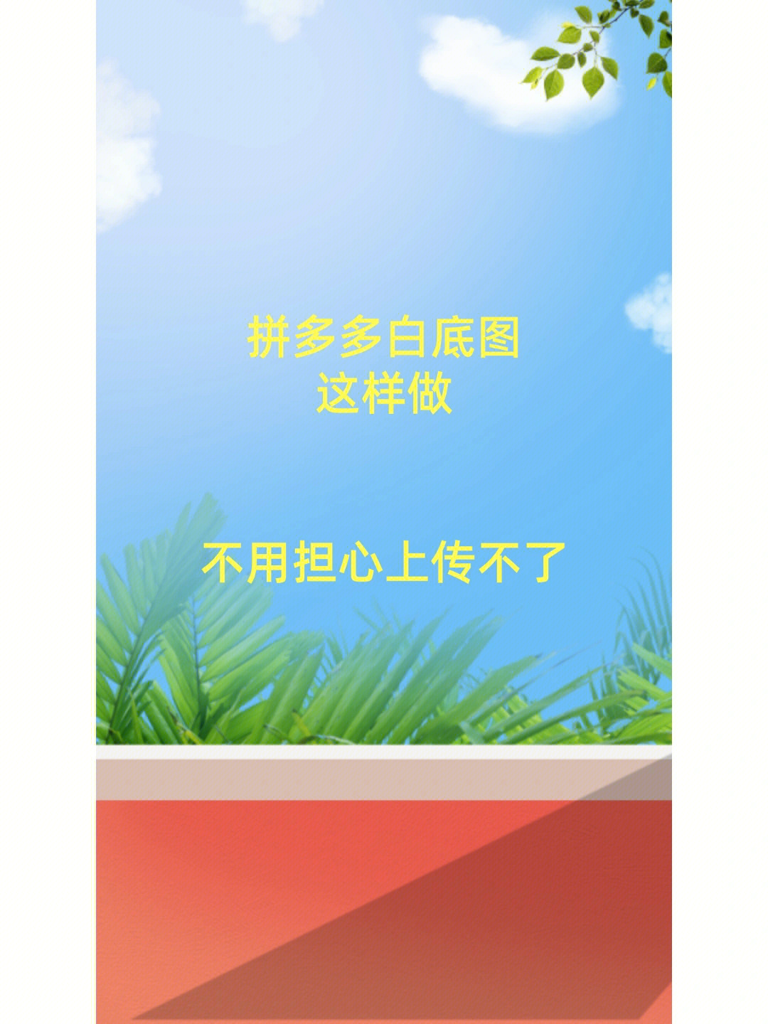 拼多多白底图是什么图片