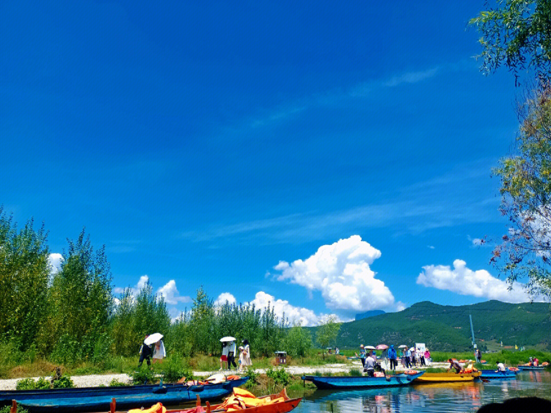 泸沽湖吕家湾码头图片图片