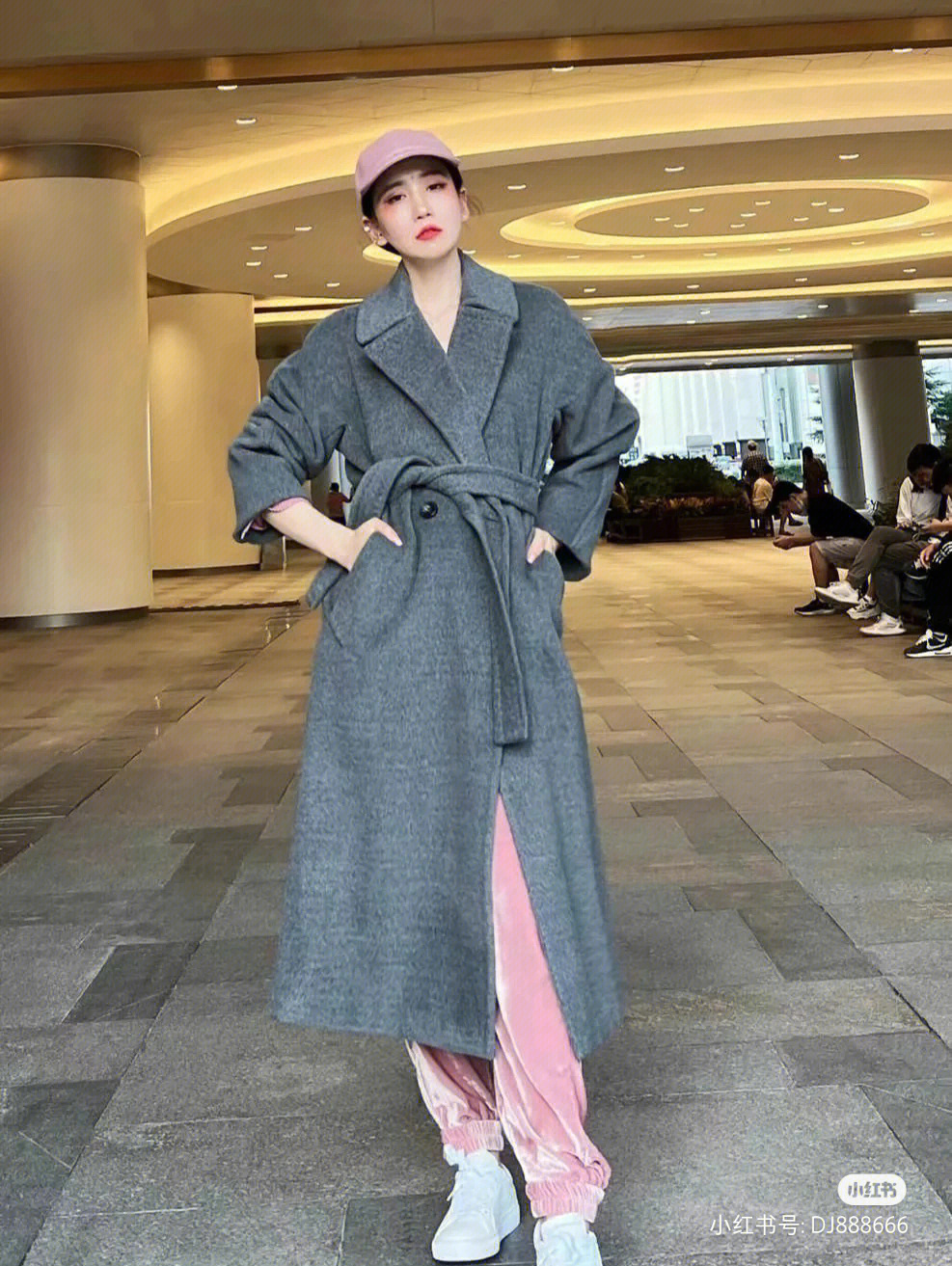 maxmara101801大衣街拍图片