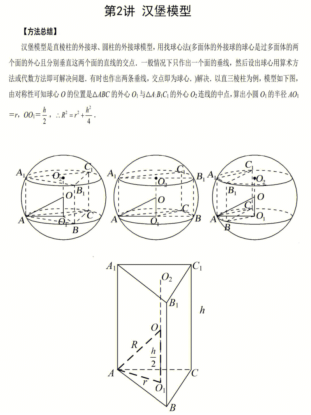 折叠模型外接球图片