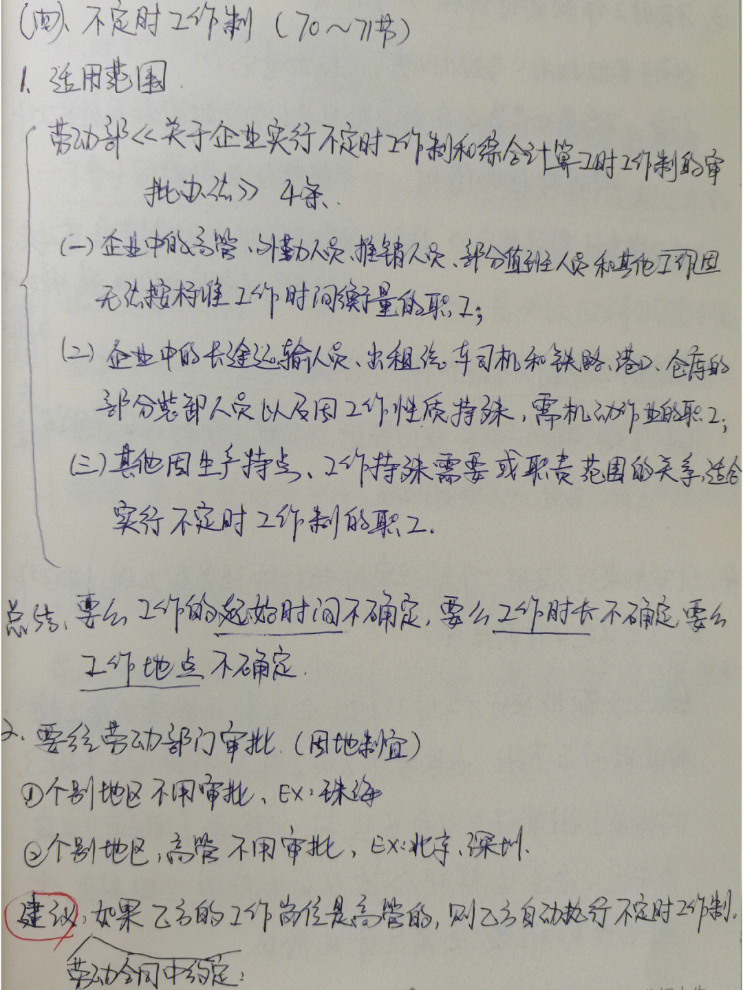 每天要听课,做手写笔记,做作业,完成群内讨论,觉得节奏挺紧的,劳动法