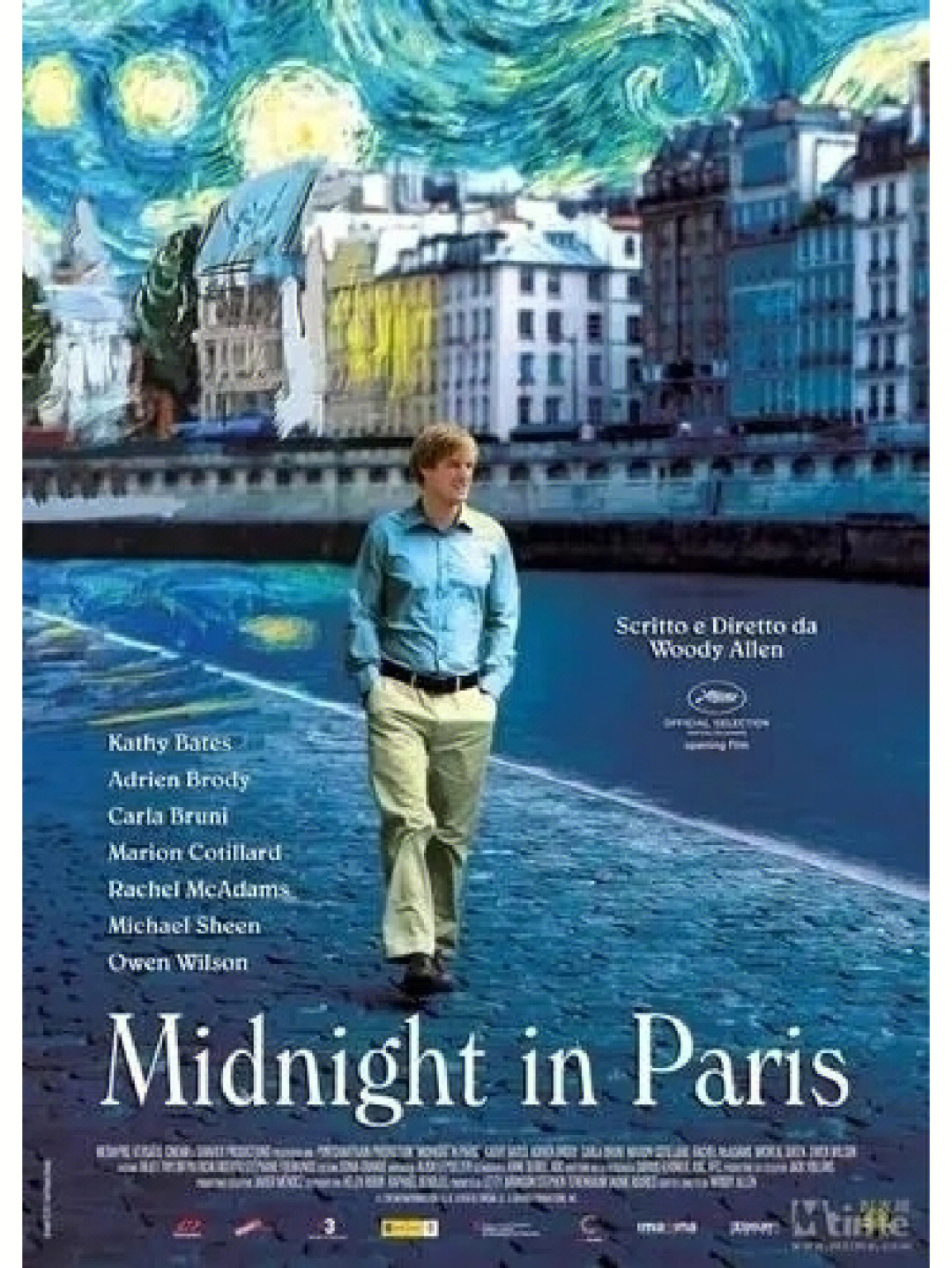 午夜巴黎外国穿越电影男主在午夜的巴黎意外搭上了回到过去的车认识了