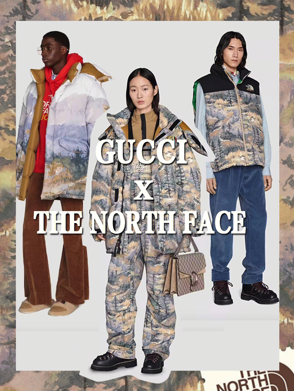 联名60guccixthenorthface再度联名