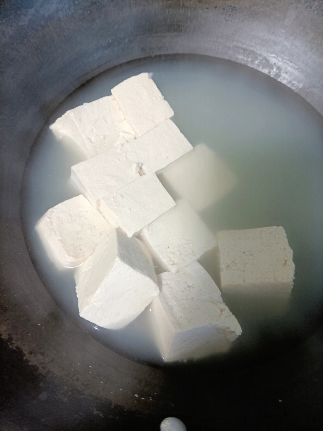 白水煮豆腐图片